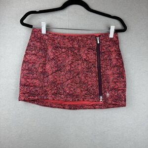 Smartwool Smartloft 120 Puffer Skirt coral pink snakeskin size XS zip front mini